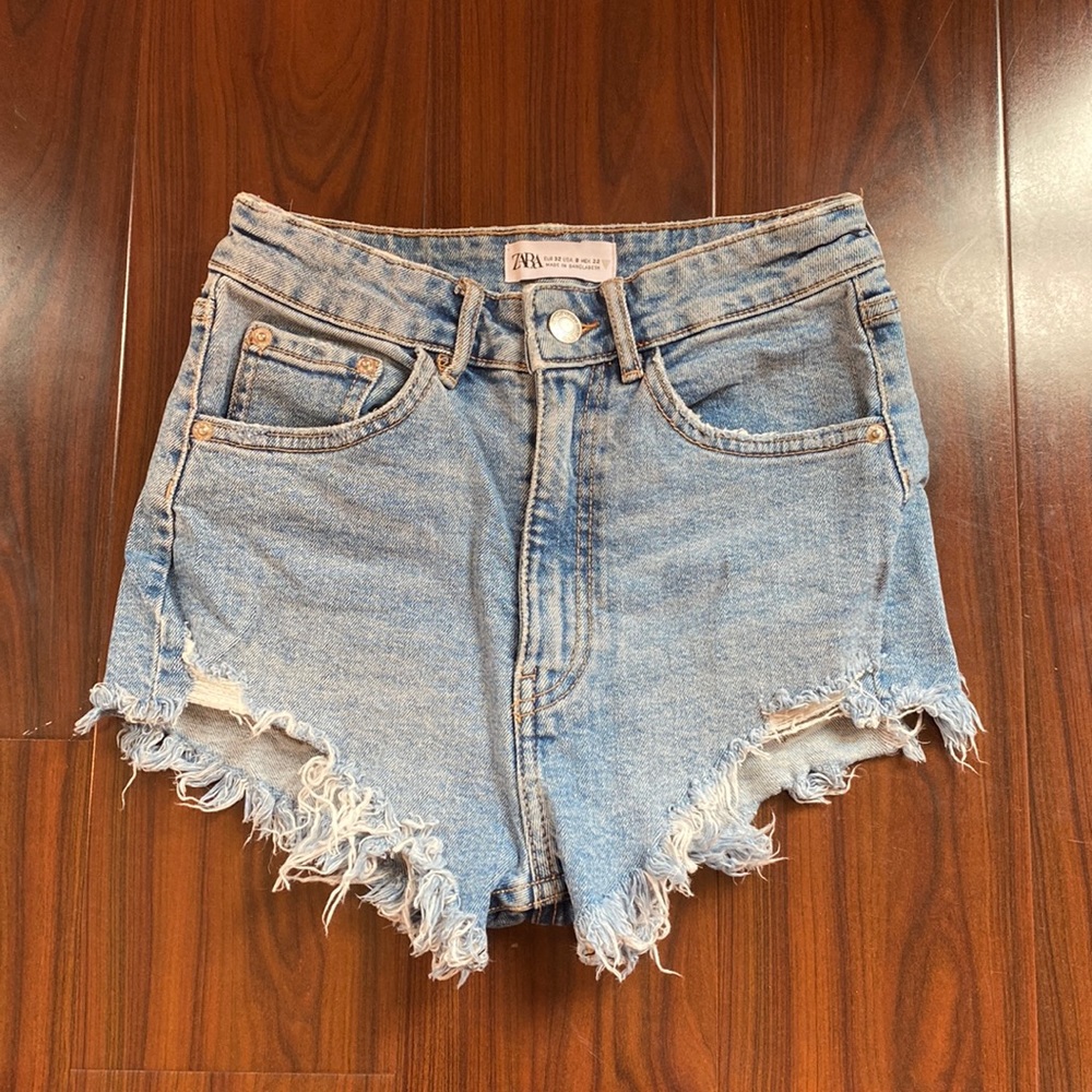Zara denim shorts